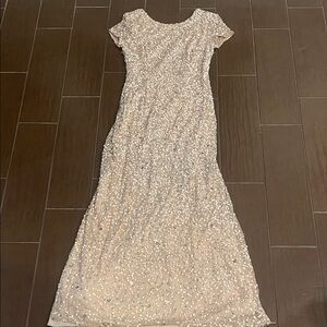 Elegant Sequin Evening Gown